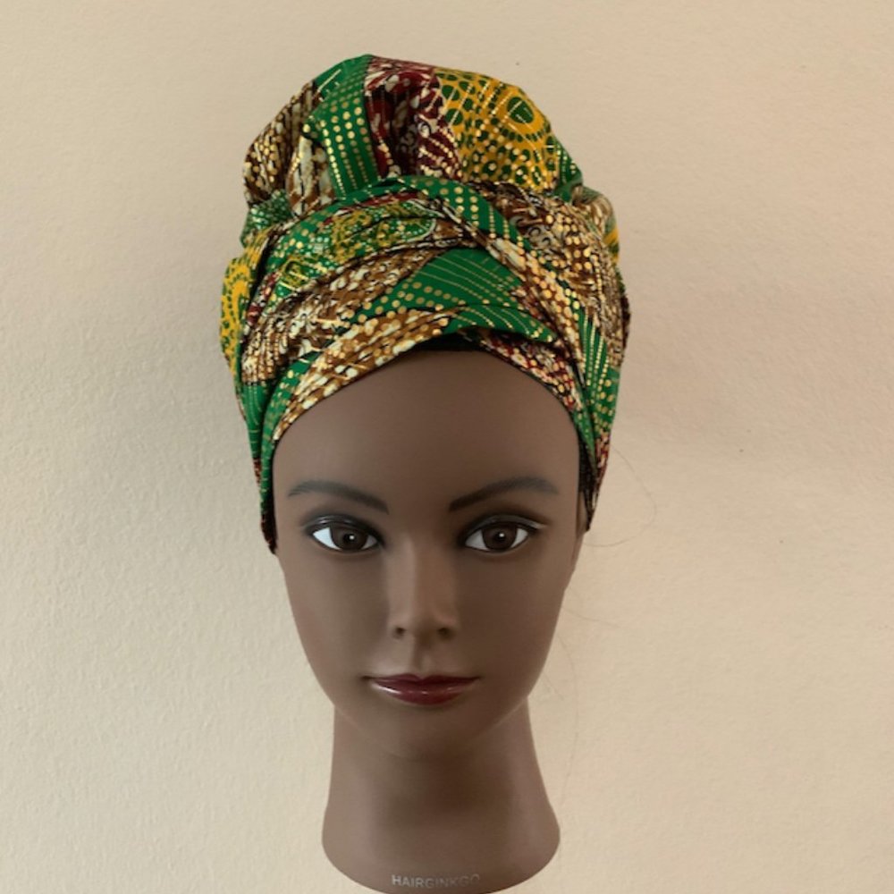 Reversible Head Bonnet with Wrap